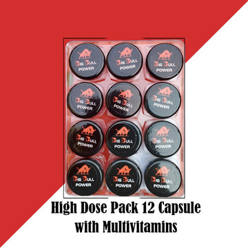 Big Bull High Dose with Multivitamins 12 Capsule Pack