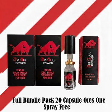 Sale Offer Big Bull 20 capsule + 1 spry free