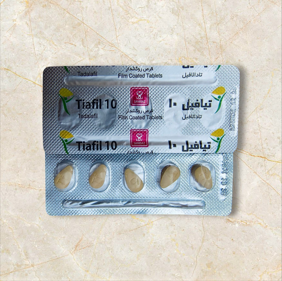 Tiafil 10mg - Made in Iran ( 10 Tablet )