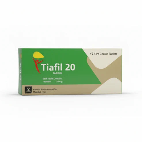 Tiafil 20mg - Made in Iran ( 10 Tablet )